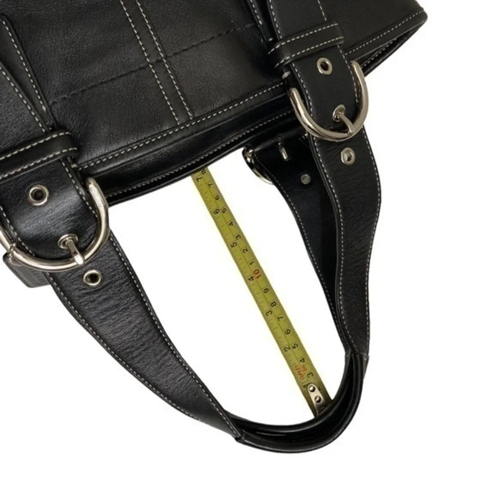 Coach vintage black leather soho tote bag - Picture 5 of 12